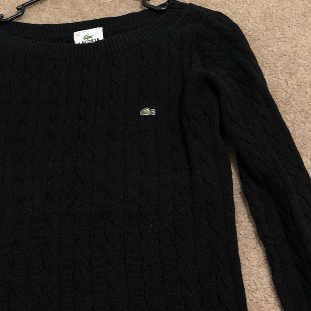 Women’s Lacoste cotton knit sweater